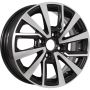 Легковой диск KDW KD1430 5,5x14 4x100 ET40 60,1 Black Front Polished