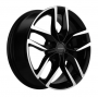 Легковой диск Khomen Wheels KHW1708 6,5x17 5x114,3 ET45 60,1 Black-FP