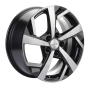 Легковой диск Khomen Wheels KHW1712 7x17 5x112 ET54 57,1 Black-FP